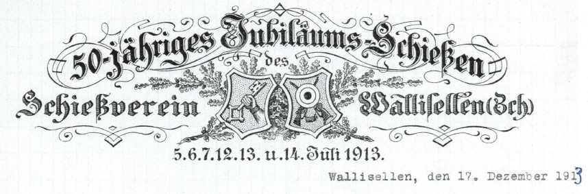 1913 Briefkopf  Jubilaeumssch. 