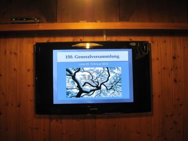 150. GV; TV im Einsatz  150. GV; TV im Einsatz